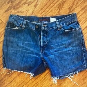 Eddie Bauer size 12 Jean cut off’s button up fly